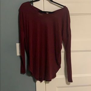 Burgundy Long Sleeve